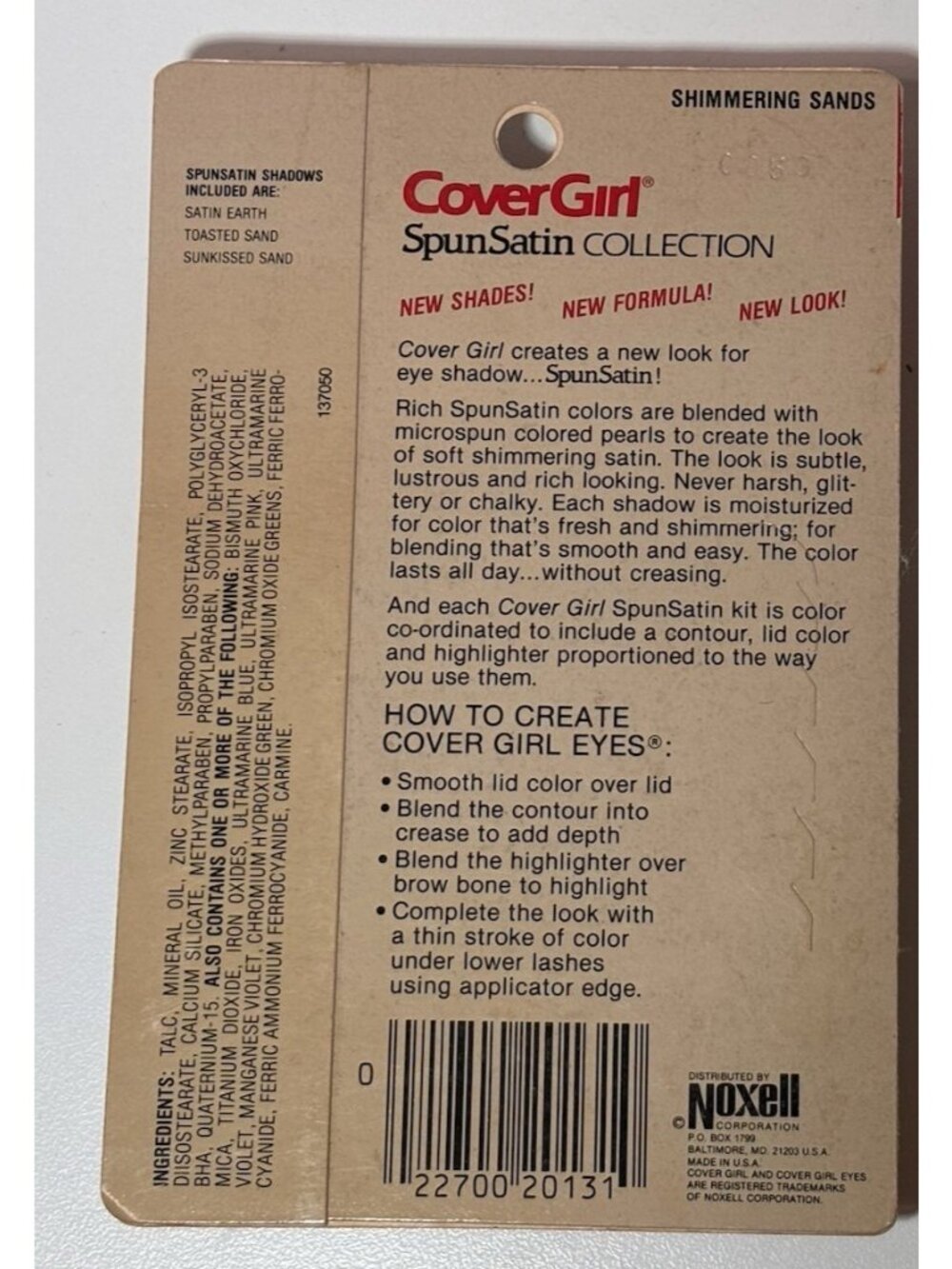 Cover Girl Spun Satin Trios Eye Shadow Palette Shimmering Sands RARE - Picture 4 of 5